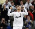 Spanish League: Ronaldo double lifts Real to win