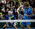 Davis Cup: Djokovic beaten as Swedes hit back