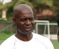 Ben Johnson in Goa, with Salgaocar hopefuls