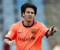 Messi plays down punching incident