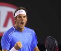 Del Potro makes winning start at Indian Wells 