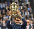 Federer wins title again in Basel 