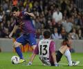 La Liga: Messi's Barca double, Higuain shines for Real