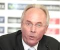 Former England coach Eriksson leaves Leicester