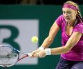 Kvitova sends weary Wozniacki packing