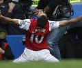 EPL: Arsenal hit five, City and United win