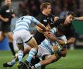 Rugby WC: England win brutal Argentina clash