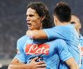 Serie A: Napoli down Milan as Cavani 'tricks'