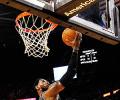 NBA: James leads Heat into playoffs, Spurs crush Thunder