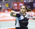 All-England: Saina struggles into quarter-finals