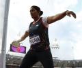 Poonia 7th in discus throw, Perkovic wins gold