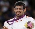 Sushil Kumar  settles for silver