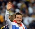 Beckham ends American adventure with second title