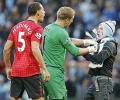 Police charge nine over crowd trouble at Manchester derby