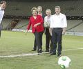 Brazil unveils first stadium for 2014 World Cup