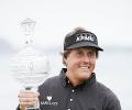 Mickelson outplays Woods to win Pebble Beach title