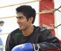 Vijender off to a winning start at London Olympics