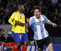 Messi sends Argentina top in World Cup qualifying