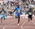 Bolt overcomes Powell challenge to win 100m in Oslo