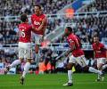 Man United in rampant mood, four straight wins for Spurs