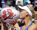 Wozniacki routs Kanepi to clinch year's first title