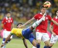 Brazil booed by own fans in 2-2 draw with Chile