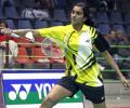 Saina, Sindhu in third round of World badminton; Kona-Vishnu exit