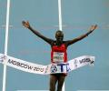 Olympic marathon champion Kiprotich wins world title