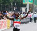 Ethiopian Tsegay wins Delhi half-marathon with course record