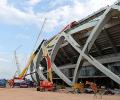 Brazilian court partially halts work on World Cup arena after death