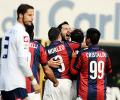 Bologna's Diamanti relieves pressure on under-fire Pioli