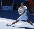 Aus Open: Djokovic wins opener with hat-trick in sight