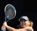 Aus Open: Sharapova punches out Puchkova in 1st round