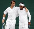 Paes, Bopanna advance; Sania-Huber exit