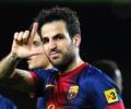 Fabregas returns to Barcelona training following recovery