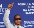 Hamilton takes pole position for British GP