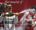 Rosberg triumphs in Britain after Vettel retires