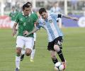 Messi's Argentina slip, Venezuela close to World Cup spot