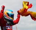 F1: Alonso turns up the heat with Spanish win