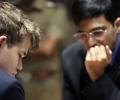 Carlsen wins Game 5 after Anand falters