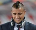 Late arrival Vidal fined and benched by Juventus