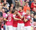 EPL: Ramsey to the party again as Arsenal rocket to top