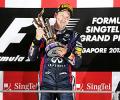 Formula One: Vettel vrooms to hat-trick win in Singapore