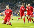 EPL PHOTOS: Gerrard helps in Liverpool win, United beat Stoke