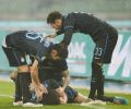 Serie A: Mancini Inter triumph at rain-drenched Chievo