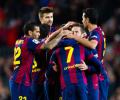 King's Cup: Pedro scores hat-trick as Barca crush Huesca