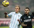 Serie A: Inter recover to earn 2-2 draw in Lazio thriller