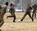 PHOTOS: Soldiers in Afghanistan play soccer in memory of World War One truce