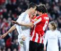 La Liga: Ronaldo sent off in Madrid draw; Costa takes Atletico to top