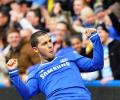 EPL: Hazard helps Chelsea go top; Arsenal thumped at Liverpool